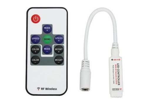402011 Контролер RGB 12-24В радіо RF 10 кнопок 6A PL-C-6A-RF-10k-RGB
